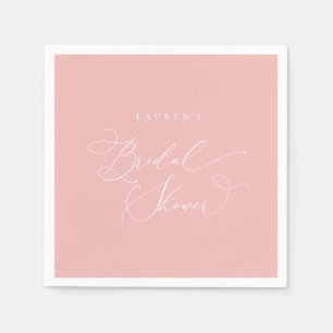 Guardanapo De Papel Chá de panela Moderno Blush de Champanhe