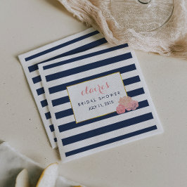Guardanapo De Papel Chá de panela Napkins | Midnight Blush Peony