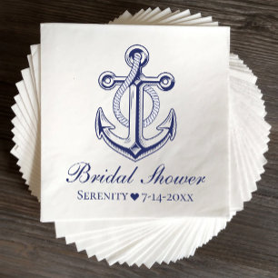 Guardanapo De Papel Chá de panela Náutico Azul Marinho de Anchor