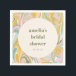 Guardanapo De Papel Chá de panela Personalizado Abstrato de Pastel Ama<br><div class="desc">Chá de panela Bonito de espiral de Abstrato ,  amarelo estético moderno,  sábado e cor-de-rosa,  Napkins</div>