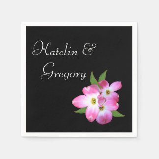 Guardanapo De Papel Chá de panela Pink Dogwood Napkins