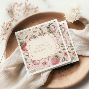 Guardanapo De Papel Chá de panela Romântico de Jardim Berry