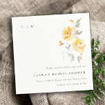 Guardanapo De Papel Chá de panela Rosa de Flor Verde Amarelo<br><div class="desc">Coleção de Tema do Bunch Flor de Rosa de Aquarela Amarela.- é um script elegante aquarela Ilustração de delicadas flores de rosa amarela macia perfeita para seu primavera de verão e suas festas de casamento do país. É muito fácil personalizar, com seus detalhes pessoais. Se você precisar de outro produto...</div>