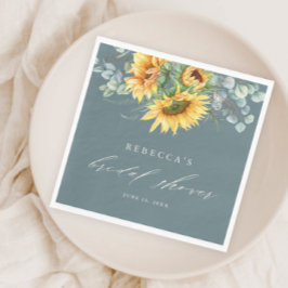 Guardanapo De Papel Chá de panela Russo de Girassol Elegante