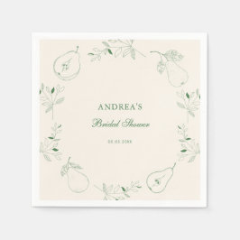 Guardanapo De Papel Chá de panela Verde Desenho Da Mão Perfeita