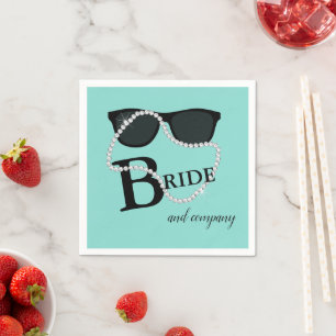 Guardanapo De Papel Chá do Partido BRIDE Diamond Glam & Bling Tiara