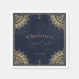 Guardanapo De Papel Chá Sun Celestial Escuro e Bridal da Lua Brunch