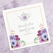 Chá Vintage Floral Chá de Noiva