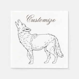 Guardanapo De Papel Chacal que urra Thunder_Cove
