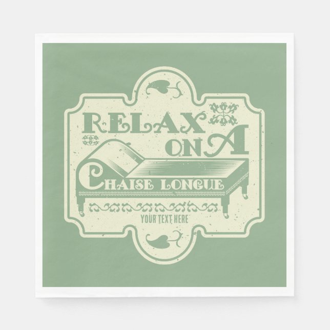 Guardanapo De Papel Chaise Longue (Frente)