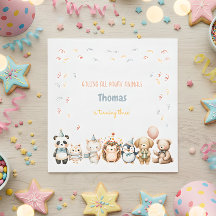 Chamando todos os animais de festa de aniversário