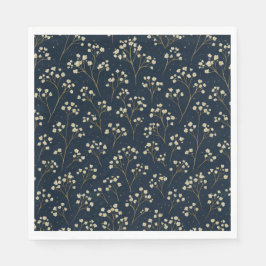 Guardanapo De Papel Champagne Baby's Breath Scatter Paper Napkin
