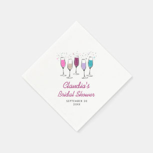 Guardanapo De Papel Champagne Chic Chique Chá de Noiva