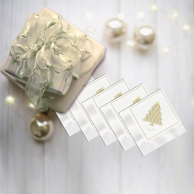 Guardanapo De Papel Champaing Joyoux Noel Paper Napkin (Criador carregado)