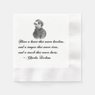 Guardanapo De Papel Charles Dickens nossas citações do amigo mútuo