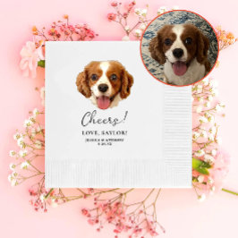 Guardanapo De Papel Charles Spaniel Dog Personalizado Cheers