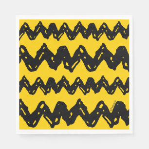 Guardanapo De Papel Charlie Brown Zig Zag Pattern