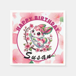 Guardanapo De Papel Charming Sakura Blossoms para as celebrações de an