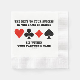 Guardanapo De Papel Chaves Para o Seu Sucesso no Jogo de Bridge Estão 