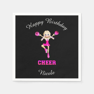 Guardanapo De Papel Cheerhead "Happy Birthday" personalizado