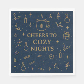 Guardanapo De Papel Cheers to Cozy Nights Paper Napkin