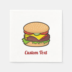 Guardanapo De Papel Cheeseburger Napkins