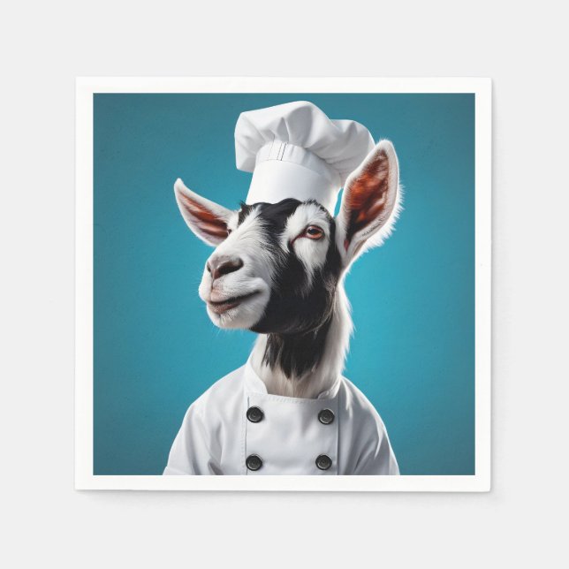 Guardanapo De Papel Chef Goat (Frente)
