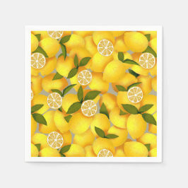 Guardanapo De Papel Cheio de limão
