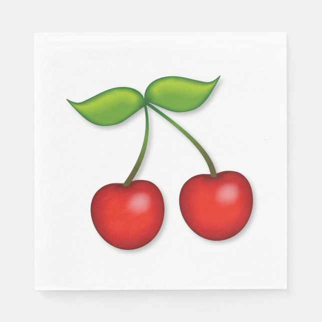 Guardanapo De Papel Cherry Pie Party (Frente)