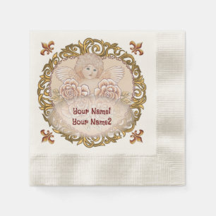 Guardanapo De Papel Cherub Angel Heart