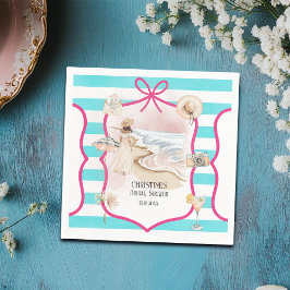 Guardanapo De Papel Chic de Verão Praia e Ondas Chá de Noiva