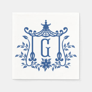 Guardanapo De Papel Chic Pagoda Monograma G Napkins