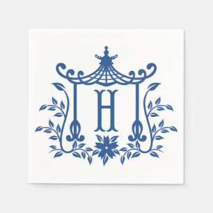 Guardanapo De Papel Chic Pagoda Monograma H Napkins