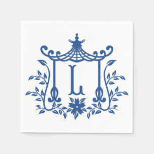 Guardanapo De Papel Chic Pagoda Monograma L Napkins