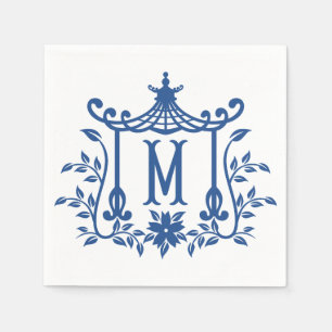 Guardanapo De Papel Chic Pagoda Monograma M Napkins