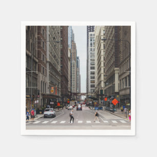 Guardanapo De Papel Chicago Madison Street Paper Napkins