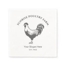 Chicken Farm Paper Napkin