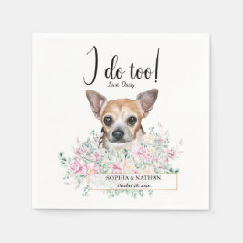 Guardanapo De Papel Chihuahua Dog Casamento Cocktail Napkins
