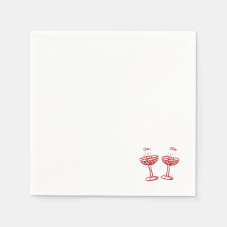 Guardanapo De Papel Chin Chin Champagne Party Napkins