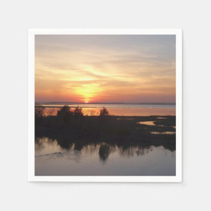 Guardanapo De Papel Chincoteague Sunset II Virgínia Landscape