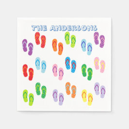Guardanapo De Papel "Chinelos" Papel personalizado Napkins