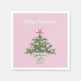 Guardanapo De Papel Chinoiserie Design Christmas Cocktail Napkin