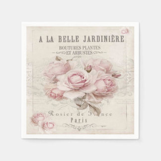 Guardanapo De Papel chique,rústico,vintage,floral,colagem,país,