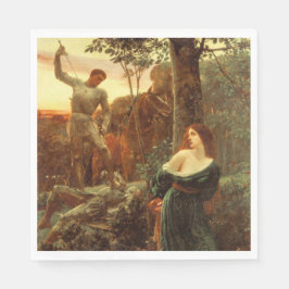 Guardanapo De Papel Chivalry (por Frank Dicksee)