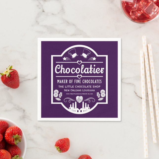 Guardanapo De Papel Chocolatier (Insitu)