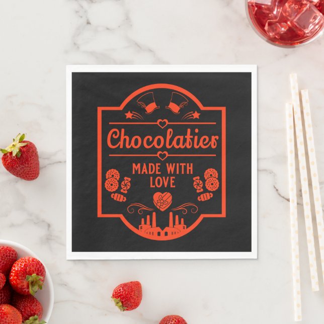 Guardanapo De Papel Chocolatier (Insitu)