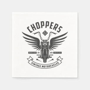 Guardanapo De Papel Choppers Vintage Motocicletas