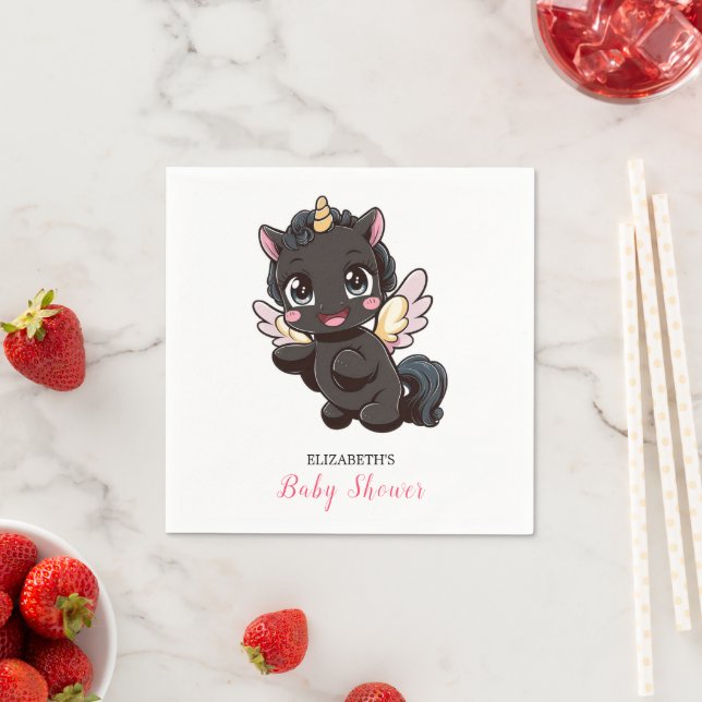 Guardanapo De Papel Chorão de Bebê de Unicorn Bonito (Insitu)