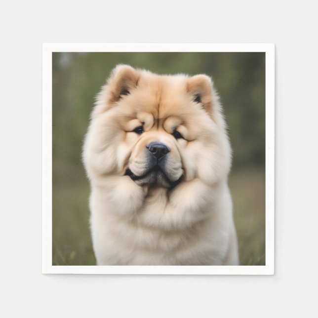 Guardanapo De Papel Chow Chow (Frente)