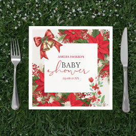 Guardanapo De Papel Christmas baby shower festive